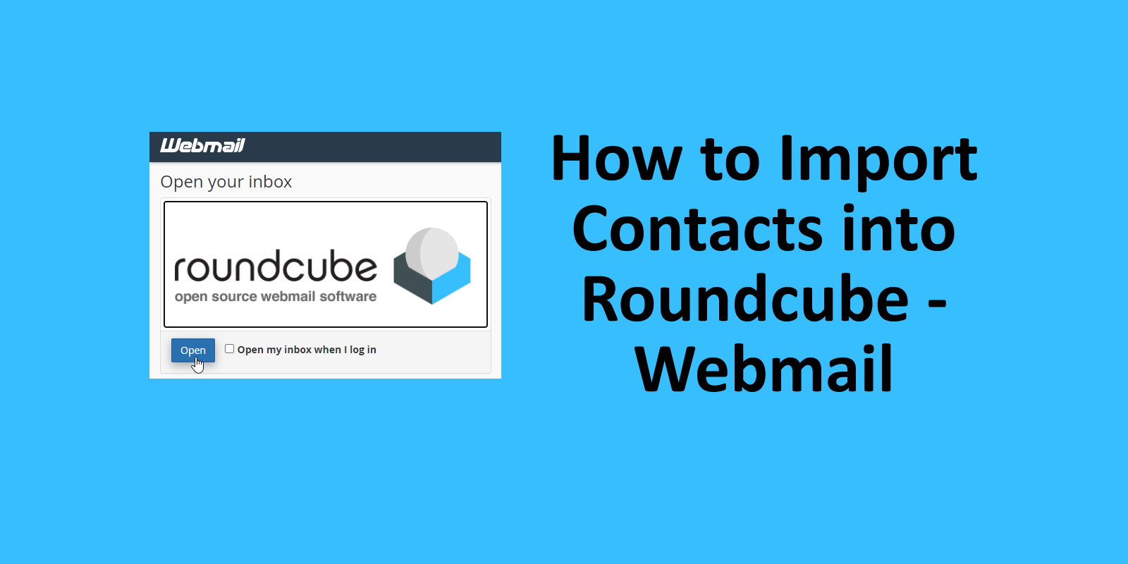 roundcube contacts import