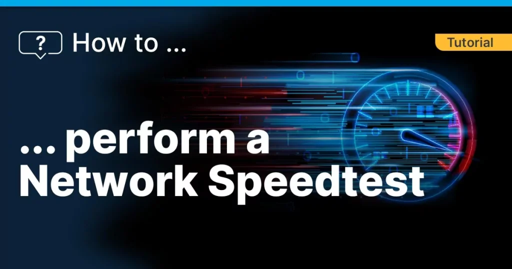 How to Perform a Network Speed test on VPS or Dedicated Servers?